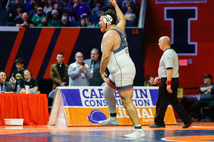 Illinois state wrestling championships February 18 2023 Nate Latsch 15380